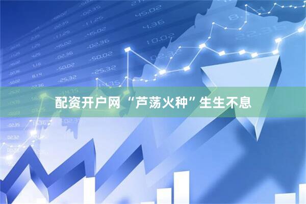 配资开户网 “芦荡火种”生生不息